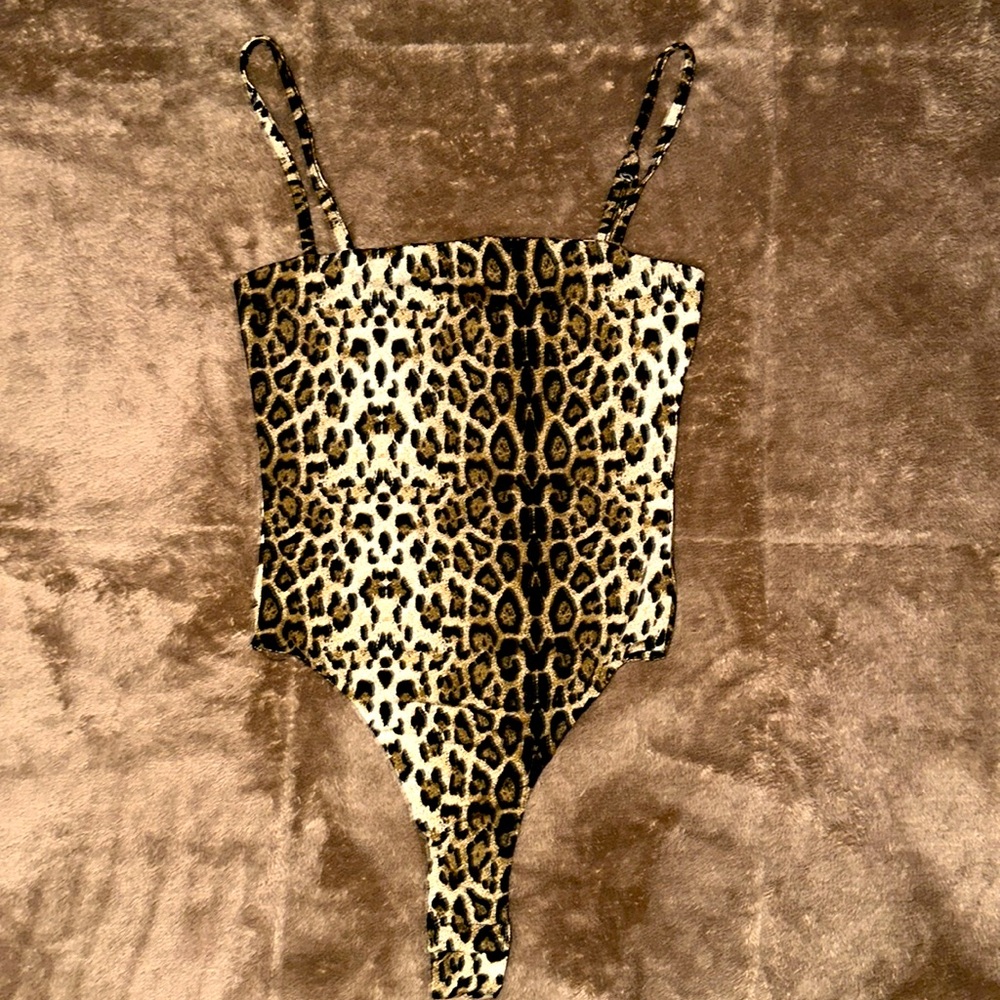 Cheetah print bodysuit